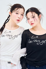 sheer logo TEE