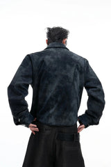 Pearl Detail Textured Jacket