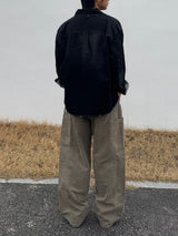 Over Washing Western Shirt Jacket (No.860)