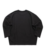 HEAVY-TERRY BALLOON SWEAT BOX TEE (Black)