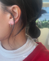 ドットシルバーピアス