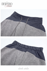 チェッカードポケットワイドパンツ