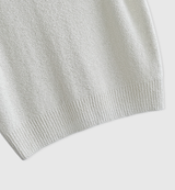Rear V-neck Sleeveless Knit / 3 colors