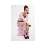 star rabbit long sleeve pink