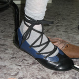 Tender 0003. Combi Lace-Up Flats - 3colors