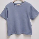 plain napping peach short-sleeved T-shirt
