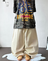Kari Back Pocket Balloon Cotton Pants 3color
