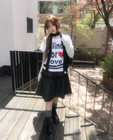 ペレウドットフリルミディスカート