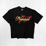 Red Pixel Horse Over-fit T-Shirts - 4COLOR
