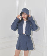 UNISEX 総柄ツイルバケハ