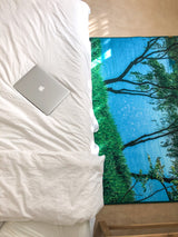 Blue river rug 100x150
