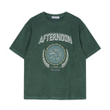 Graphic Towel Tee Green