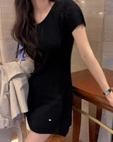 Ringti mini dress & tie set