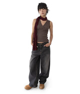 Bana Balloon Wide Denim Pants