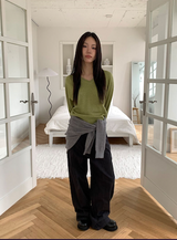 Loosefit v neck knit(8color)