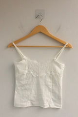 soft lace sleeveless shirt