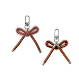 tied ribbone keyring - 3colors