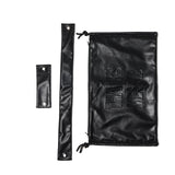 LEATHER TRANSFOAM BAG-BLACK
