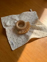 Double-layer gauze dot kitchen cloth