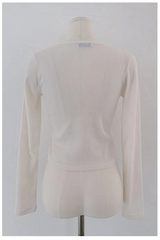 BUCKLE CROP CARDIGAN (IVORY, BLACK 2COLORS!)