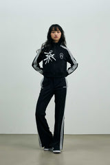 JOEL JERSEY TRACK PANTS / BLACK