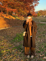 Troy Balmacaan Wool Coat - Black