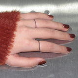 skein ブラックリング(2pcs)