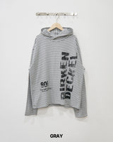 Vine Stripe Hood Long Sleeve