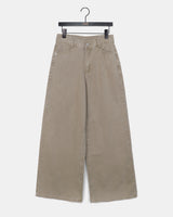 Carcl wide long cotton pants