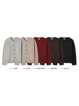 Teto Blanc Knit Cardigan (5 Colors)