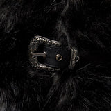 [Premium] ASCLO Western Buckle Fur Jacket