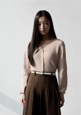 ソフィーシンプルラウンドレザーベルト – 6 Colors