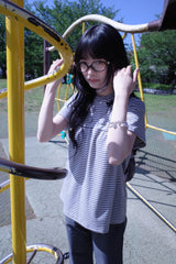 [MD PICK] グリニー ダンガラスナップ tee (2color)