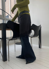 YELLOW STITCH BOOTS CUT DENIM