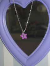 グリーミングタイニースターネックレス [purple]