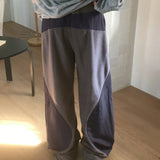 Vnon fleece padded nylon color two-way pants