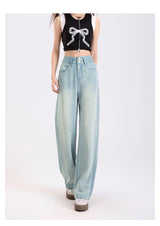 Lyocell Lightweight Wide Leg Denim Pants