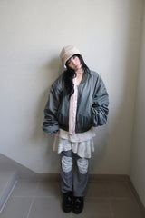 shirring MA-1 jk