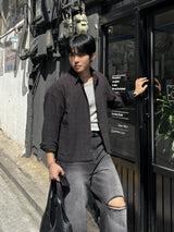 Mile cropped long-sleeve shirt
