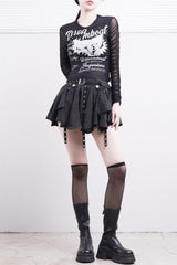 Cassé シャーリングレタリング Tシャツ