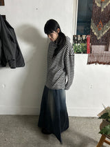 (3colors) cuty prison knit hoodie