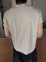 セインダーツクロップセミマッスルフィットTシャツ