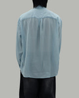 Tory Pleated Shirt (SkyBlue)