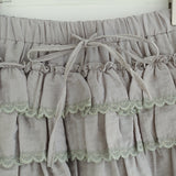 Merci Lace Tiered Frill Shorts 231633159
