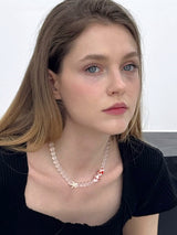 SEA HEART NECKLACE / CLEAR