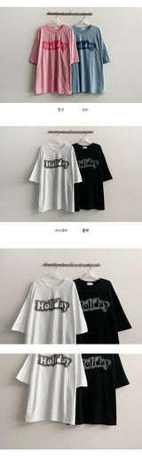 シュビンレタリング半袖シャツ (4 colors)