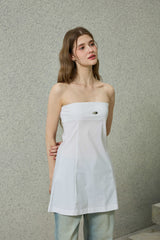 KITTEN MINI DRESS / WHITE