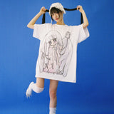 サッドエンジェルエアロクールTシャツ - WHITE