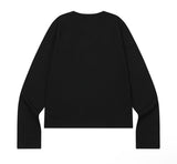 COLI CROSS LEATHER PATCH LONG SLEEVE T (2COLOR)