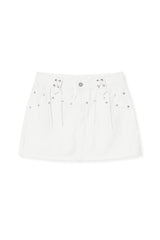 belt skirt (white)
